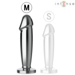 INTENSE - ANAL PLUG 10 VIBRAZIONI DILDO METALLO CON TELECOMANDO M